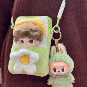 Dimoo Quilted Phone Case Crossbody Carrier - 🪴 Floating Gardener 🆕